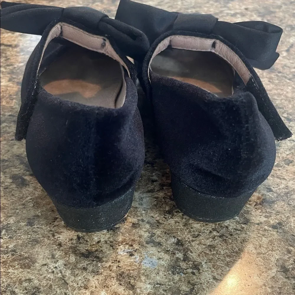 Black Bow Mary Jane Flats